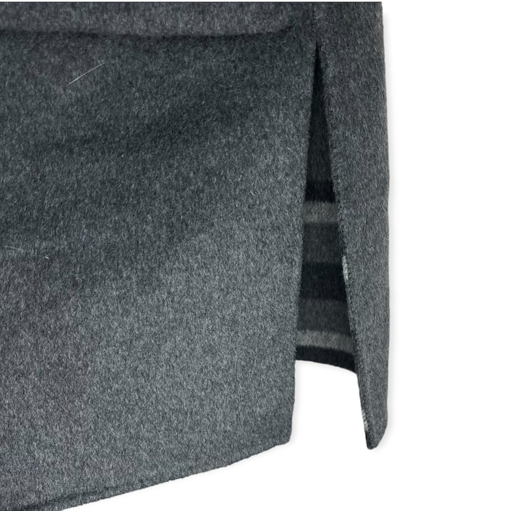 KITH Large Check Reversible Becker
Wool Coat- Charcoal Grey KH1176-105 Small - Picture 7 of 10